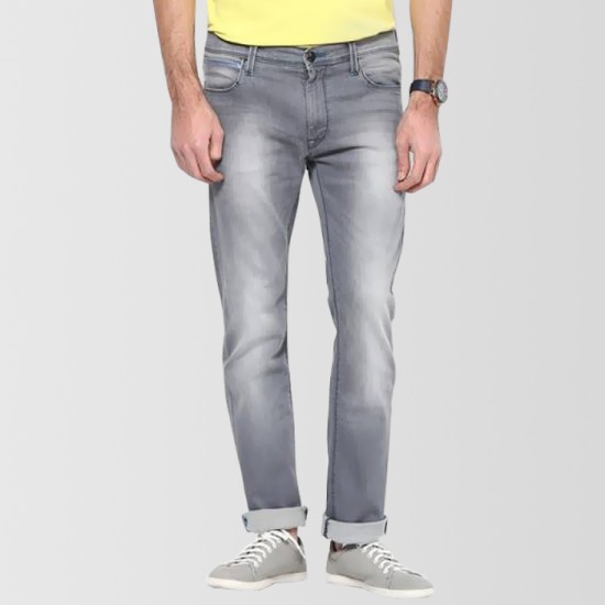 Gray Slim Fit Jeans